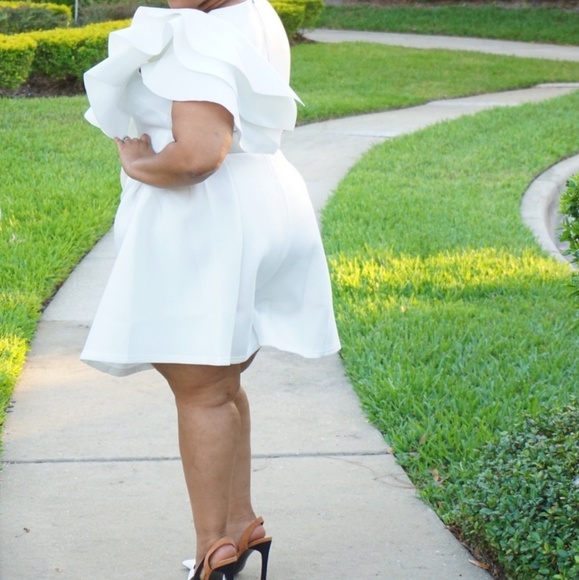 White Romper - Picture 2 of 2